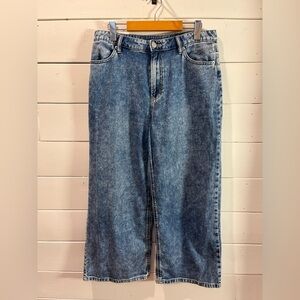 💙 R JEANS – Wide-Leg Denim – Size 28
